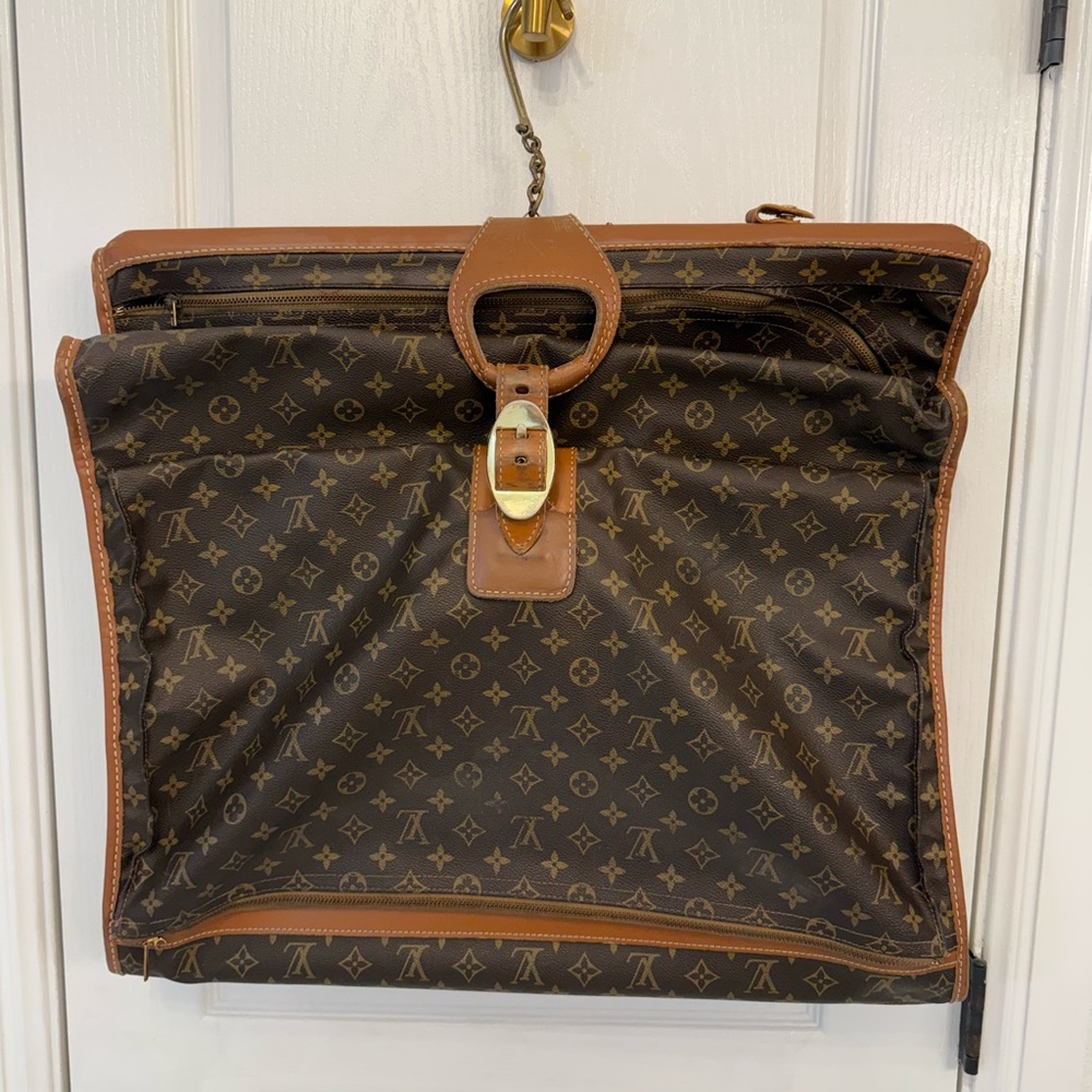 Louis Vuitton Brown Monogram Travel Bag